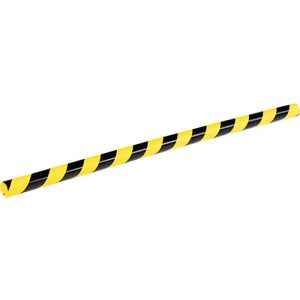 Kantenschutzprofil Durable E8R, rund, selbstklebend, für Innen- & Außenbereich, Aussparung 8 mm, L 1000 mm, PU-Schaum, gelb/schwarz Kantenschutzprofil Durable E8R, rund, selbstklebend, für Innen- & Außenbereich, Aussparung 8 mm, L 1000 mm, PU-Schaum, gelb/schwarz