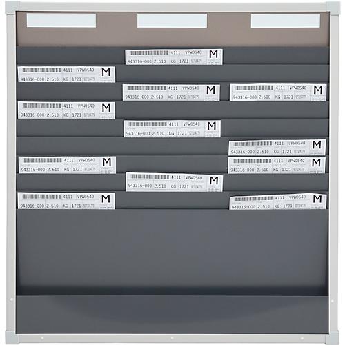 Karten-Sortiertafeln Eichner 9219 Serie, ideal für DIN A4, 3-spaltig, H 750 x B 720 mm