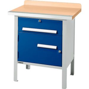 Kastenwerkbank Schäfer Shop Select PWi 75-0, Buche-Dekor Multiplexplatte, mit Stahlkante, bis 750 kg, B 750 x T 700 x H 840 mm Kastenwerkbank Schäfer Shop Select PWi 75-0, Buche-Dekor Multiplexplatte, mit Stahlkante, bis 750 kg, B 750 x T 700 x H 840 mm