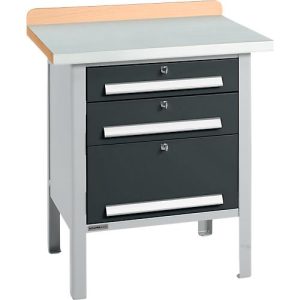 Kastenwerkbank Schäfer Shop Select PWi 75-7, ESD, Buche-Dekor Multiplexplatte, mit Stahlabdeckung, bis 750 kg, B 750 x T 700 x H 840 mm Kastenwerkbank Schäfer Shop Select PWi 75-7, ESD, Buche-Dekor Multiplexplatte, mit Stahlabdeckung, bis 750 kg, B 750 x T 700 x H 840 mm