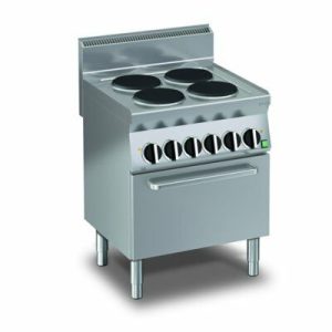KBS Elektro-Herd mit Umluftofen, 4 runde Platten, 700x650x850mm, 14,6kW KBS Elektro-Herd mit Umluftofen, 4 runde Platten, 700x650x850mm, 14,6kW