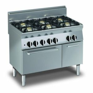 KBS Gas-Herd mit Gasofen 6 Brennern, 1100x650x850mm, 33,5kW KBS Gas-Herd mit Gasofen 6 Brennern, 1100x650x850mm, 33,5kW