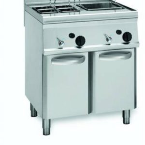 KBS Gas Nudelkocher Ready-Line 2 Becken 2x 23 L, 700x700x850mm KBS Gas Nudelkocher Ready-Line 2 Becken 2x 23 L, 700x700x850mm
