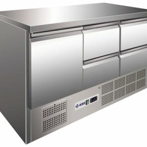 Kühltisch KTM 304, 1370x700x875 mm – GN1/1 Kühltisch KTM 304, 1370x700x875 mm – GN1/1