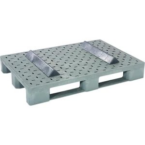 Keilpalette, mit 3 Kufen, 2 Stück Keilpalette, mit 3 Kufen, 2 Stück