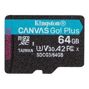 Kingston Canvas Go! Plus – Flash-Speicherkarte – 64 GB – microSDXC UHS-I Kingston Canvas Go! Plus – Flash-Speicherkarte – 64 GB – microSDXC UHS-I