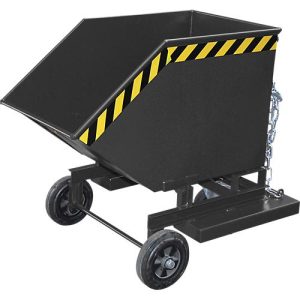 Kippbehälter mit Rollen Typ KW-ET 250, grau Kippbehälter mit Rollen Typ KW-ET 250, grau