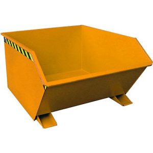 Kippbehälter Typ GU, 1000 Liter, orange Kippbehälter Typ GU, 1000 Liter, orange
