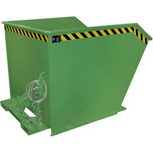 Kippbehälter Typ GU, 1500 Liter, grün Kippbehälter Typ GU, 1500 Liter, grün