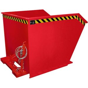 Kippbehälter Typ GU, 1500 Liter, rot Kippbehälter Typ GU, 1500 Liter, rot