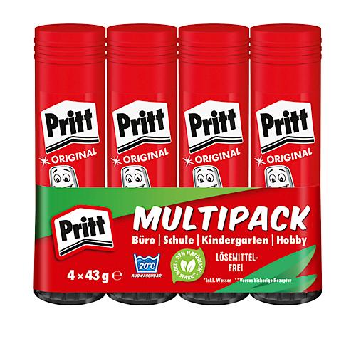 Klebestift PRITT, 4-er Pack, 43 g pro Stift