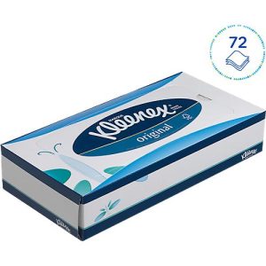 Kleenex® Kosmetiktücher 8824, 3-lagig, saugfähig, 12 Boxen á 72 Tücher, weiß Kleenex® Kosmetiktücher 8824, 3-lagig, saugfähig, 12 Boxen á 72 Tücher, weiß
