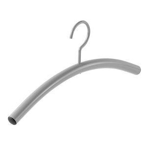 Kleiderbügel Pador-Concept Dateless, Stahlrohr, ø 22 mm, drehbarer Haken, silber, 4 Stück Kleiderbügel Pador-Concept Dateless, Stahlrohr, ø 22 mm, drehbarer Haken, silber, 4 Stück