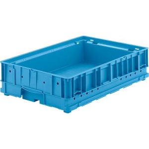 Kleinladungsträger C-KLT 6414, Polypropylen, B 600 x T 400 mm, bis 50 kg, hellblau Kleinladungsträger C-KLT 6414, Polypropylen, B 600 x T 400 mm, bis 50 kg, hellblau