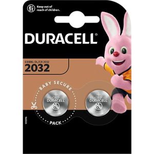 Knopfzellen Duracell CR2032, Lithium, 3 V, 170 mAh, Ø 20 x H 2,5 mm, 2 Stück Knopfzellen Duracell CR2032, Lithium, 3 V, 170 mAh, Ø 20 x H 2,5 mm, 2 Stück