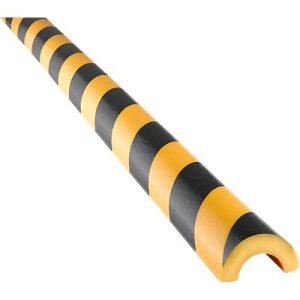 Knuffi® Warn- und Schutzprofil, Rohrschutz Typ R30, gelb-schwarz, selbstklebend Knuffi® Warn- und Schutzprofil, Rohrschutz Typ R30, gelb-schwarz, selbstklebend