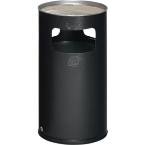 Kombi-Ascher VAR, rund, 69 l, für Innen & Außen, mit Sieb & Kantenschutz, Ø 420 x H 750 mm, Stahlblech, antiksilber Kombi-Ascher VAR, rund, 69 l, für Innen & Außen, mit Sieb & Kantenschutz, Ø 420 x H 750 mm, Stahlblech, antiksilber
