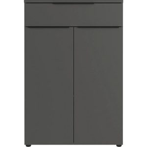 Kombischrank Porto, 1 Schublade, 2 Türen und 2 Einlegeböden, 2 OH, B 810 x T 400 x H 1200 mm, graphit Kombischrank Porto, 1 Schublade, 2 Türen und 2 Einlegeböden, 2 OH, B 810 x T 400 x H 1200 mm, graphit