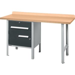 Kombiwerkbank Schäfer Shop Select PWi 150-2, mitteldichte Faserplatte (MDF), bis 750 kg, B 1500 x T 680 x H 838 mm, Anthrazit Kombiwerkbank Schäfer Shop Select PWi 150-2, mitteldichte Faserplatte (MDF), bis 750 kg, B 1500 x T 680 x H 838 mm, Anthrazit