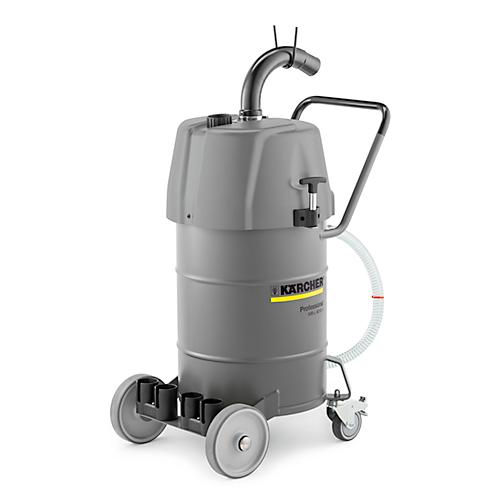 Komplettset Industriestaubsauger Kärcher IVR-L 40/12-1, f. Flüssigkeit & Späne, 40 l, 59 l/s, 360°-Anschluss, Kippfahrgestell, Überfüllschutz, Zubehör