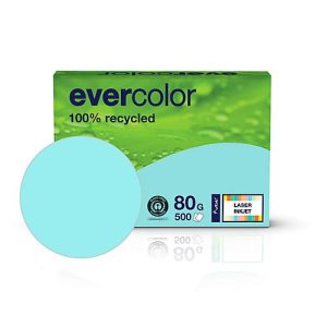 Kopierpapier EVERCOLOR, farbig, DIN A4, 80 g/m², hellblau, 500 Blatt