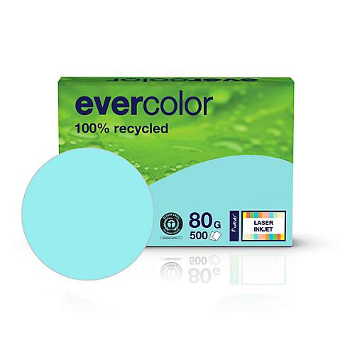 Kopierpapier EVERCOLOR, farbig, DIN A4, 80 g/m², hellblau, 500 Blatt