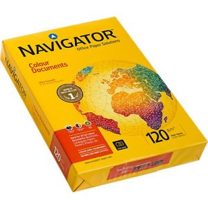 Kopierpapier Navigator Colour Documents, DIN A3, 120 g/m², hochweiß, 1 Paket = 500 Blatt Kopierpapier Navigator Colour Documents, DIN A3, 120 g/m², hochweiß, 1 Paket = 500 Blatt