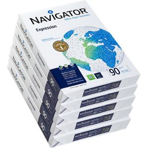 Kopierpapier Navigator Expression, DIN A3, 90 g/m², hochweiß, 1 Karton = 5 x 500 Blatt Kopierpapier Navigator Expression, DIN A3, 90 g/m², hochweiß, 1 Karton = 5 x 500 Blatt