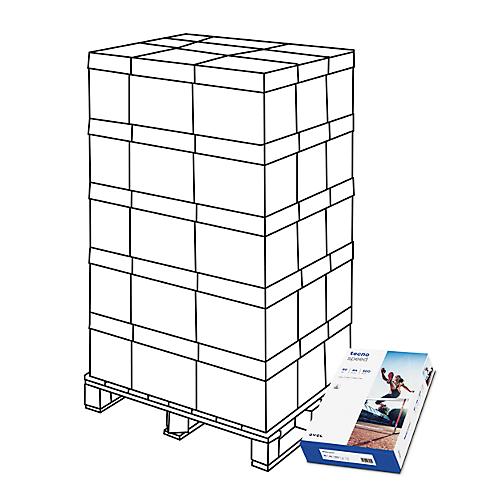 Kopierpapier tecno premium, DIN A4, 80 g/m², hochweiß, 1 Palette = 200 x 500 Blatt