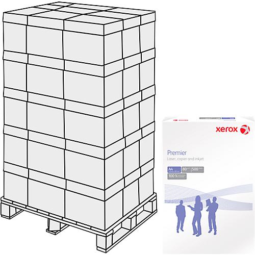 Kopierpapier Xerox Premier ECF, DIN A4, 80 g/m², reinweiß, 1 Palette = 240 x 500 Blatt