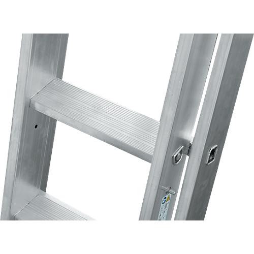 Krause zweitlg. Schiebeleiter, 2 x 12 Sprossen, TRBS 2121 2-konform, Trigon-Traverse