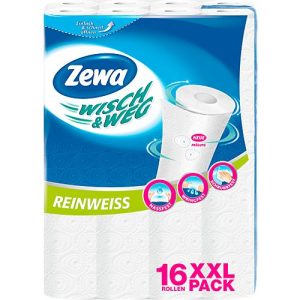 Küchenrollen Zewa wisch & weg, 16 Rollen, Papier, 2-lagig Küchenrollen Zewa wisch & weg, 16 Rollen, Papier, 2-lagig
