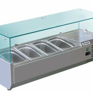 Kühlaufsatz RX 1200, 1200x395x430 mm, für 4x GN 1/3 Kühlaufsatz RX 1200, 1200x395x430 mm, für 4x GN 1/3