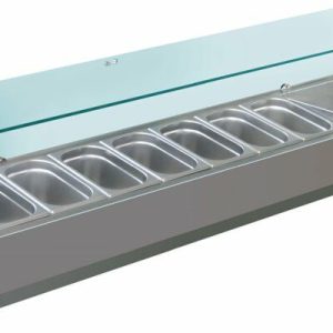 Kühlaufsatz RX 1600, 1600x395x430 mm, für 7x GN 1/3 Kühlaufsatz RX 1600, 1600x395x430 mm, für 7x GN 1/3