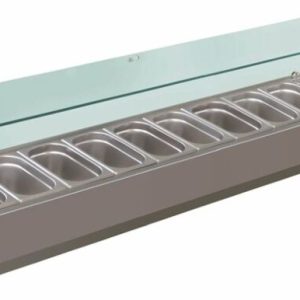 Kühlaufsatz RX 2000, 2000x395x435 mm, für 9x GN 1/3 Kühlaufsatz RX 2000, 2000x395x435 mm, für 9x GN 1/3