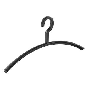 Kunststoff-Kleiderbügel Pador-Concept Rom, schmutzhemmende Oberfläche, 10 Stück, schwarz Kunststoff-Kleiderbügel Pador-Concept Rom, schmutzhemmende Oberfläche, 10 Stück, schwarz