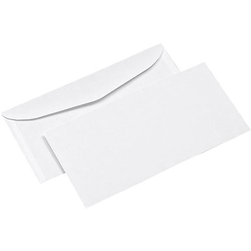 Kuvertierumschläge 114 x 229 mm DIN lang Offset weiss, 1000 Stück, ohne Fenster