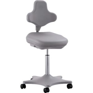 Labordrehstuhl Labster 9103, Integralschaum, grau Labordrehstuhl Labster 9103, Integralschaum, grau