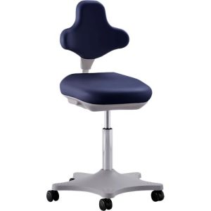 Labordrehstuhl Labster 9103, Kunstleder, Skai blau Labordrehstuhl Labster 9103, Kunstleder, Skai blau