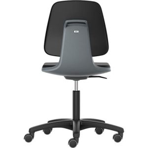 LABSIT Labordrehstuhl, o. Armlehne, mit Rollen, Rückenlehnenhöhe 420 mm, Stoff, anthrazit LABSIT Labordrehstuhl, o. Armlehne, mit Rollen, Rückenlehnenhöhe 420 mm, Stoff, anthrazit