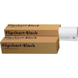 Landré Flipchart-Block, 5 Stück, aus 100% Recycling-Papier, kariert Landré Flipchart-Block, 5 Stück, aus 100% Recycling-Papier, kariert