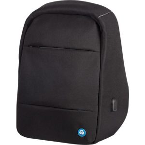 Laptop Rucksack LIGHTPAK®, für 1 Notebook bis 15,6′ & 1 Tablet, Hauptfach & Reißverschlussfach, USB-Ladeport, Sicherheitsfach, Recycling-PET, schwarz Laptop Rucksack LIGHTPAK®, für 1 Notebook bis 15,6′ & 1 Tablet, Hauptfach & Reißverschlussfach, USB-Ladeport, Sicherheitsfach, Recycling-PET, schwarz