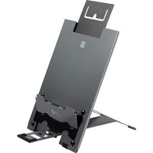 Laptop Ständer Bakker Elkhuizen Ergo-Q Hybrid Pro, für Laptops & Tablets bis 16”, ergonomisch, B 199 x T 284 x H 13,5 mm, Aluminium, dunkelgrau-matt Laptop Ständer Bakker Elkhuizen Ergo-Q Hybrid Pro, für Laptops & Tablets bis 16”, ergonomisch, B 199 x T 284 x H 13,5 mm, Aluminium, dunkelgrau-matt