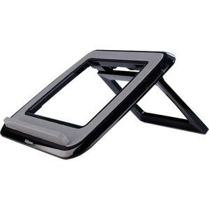 Laptop Ständer Fellowes I-Spire™ Quick Lift, für Laptops bis 17″ & bis 4,5 kg, 7-stufig manuell höhen- & winkelverstellbar, zusammenklappbar, schwarz Laptop Ständer Fellowes I-Spire™ Quick Lift, für Laptops bis 17″ & bis 4,5 kg, 7-stufig manuell höhen- & winkelverstellbar, zusammenklappbar, schwarz