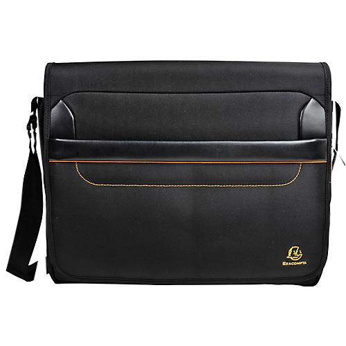 Laptoptasche Exacompta Exactive, für Laptops bis 14', Dokumente bis DIN A4, B 380 x T 100 x H 305 mm, Polyester, schwarz
