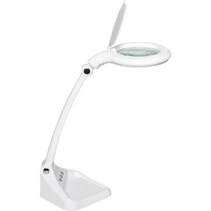 LED-Lupenleuchte MAULiris, Leistung 7 W, 470 lm, 3- & 12-Dioptrien-Linse, dimmbar, weiß LED-Lupenleuchte MAULiris, Leistung 7 W, 470 lm, 3- & 12-Dioptrien-Linse, dimmbar, weiß