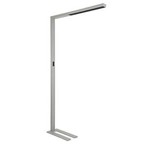 LED-Stehlampe Maul MAULsirius colour vario sensor, 80 W, 8750 lm, 3000-5500 K, direktes/indirektes Licht, stufenlos dimmbar, Aluminium & Stahl, silber LED-Stehlampe Maul MAULsirius colour vario sensor, 80 W, 8750 lm, 3000-5500 K, direktes/indirektes Licht, stufenlos dimmbar, Aluminium & Stahl, silber
