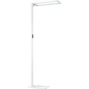 LED Stehlampe NUBO plus, dimmbar, für Bildschirmarbeitsplatz, direkt/indirekt leuchtend, 4000 K, weiß