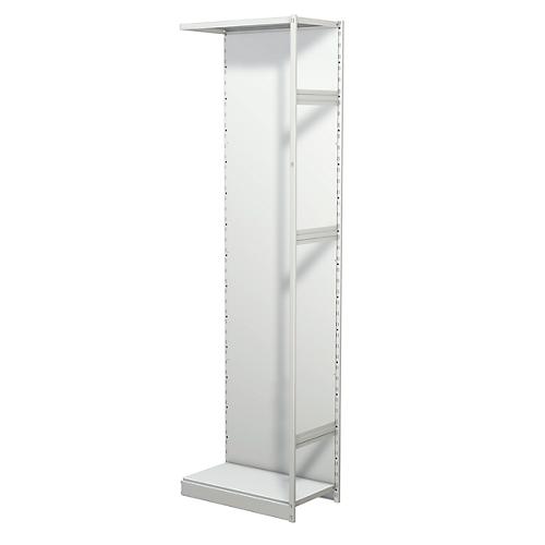 Leerregal PROGRESS 500 T, Anbaufeld, mit Rückwand, H 2600 x B 750 x T 440 mm