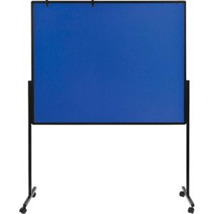 Legamaster PREMIUM mobiles Multiboard XL, Pinnboard und Whiteboard, mit Rollen, B 1200 x H 1500 mm, blau, inkl. Klick-Papierhaken Legamaster PREMIUM mobiles Multiboard XL, Pinnboard und Whiteboard, mit Rollen, B 1200 x H 1500 mm, blau, inkl. Klick-Papierhaken